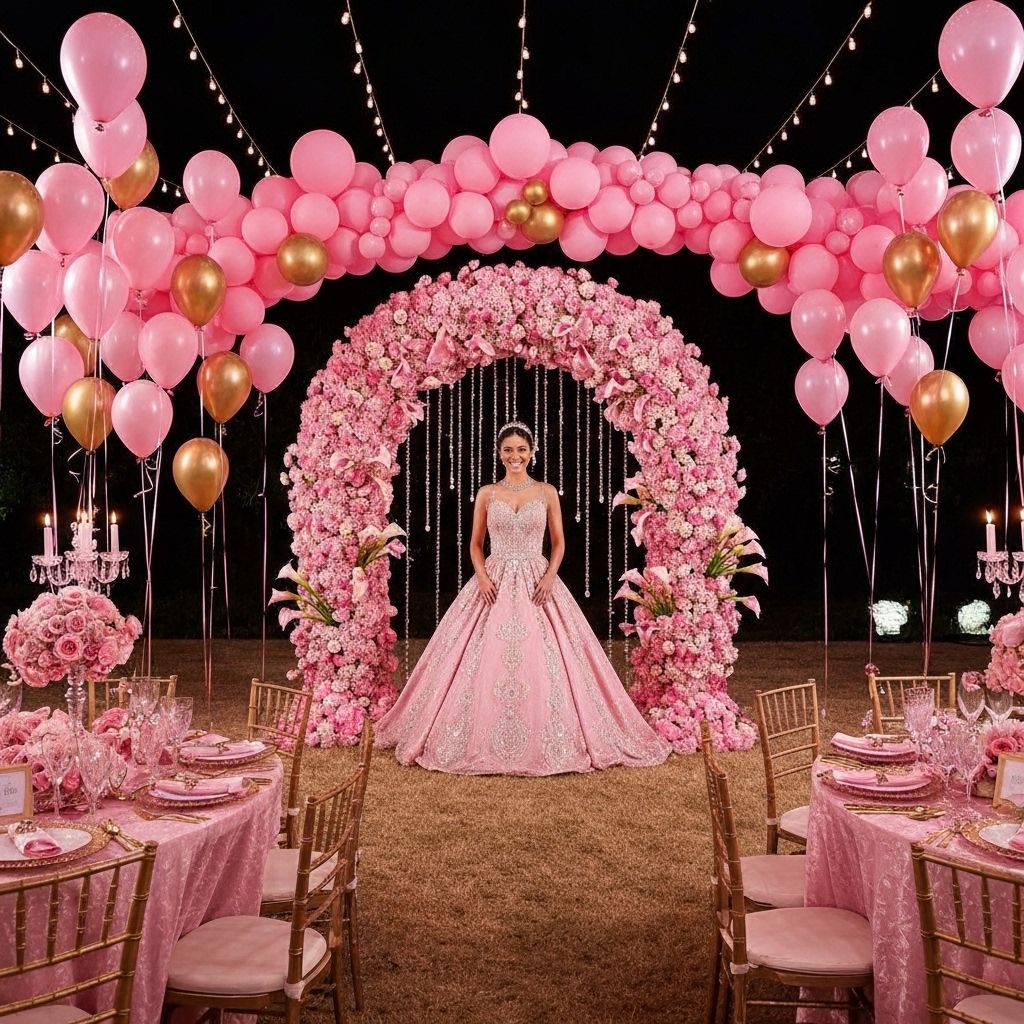 Celebración de quinceañera
